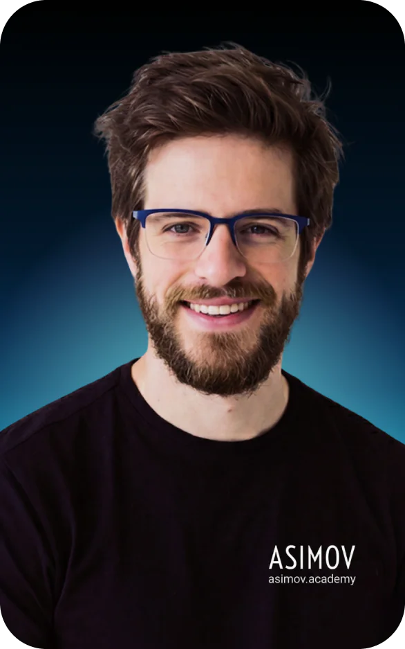 Foto do Juliano Faccioni, expert da Asimov Academy